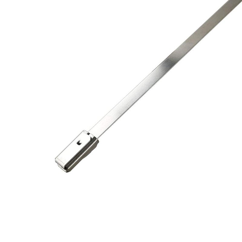 HS Metal Zip Ties Stainless Steel Cable Tie 11.8 Inch (100 Pack) Extra Heavy Duty Self-Locking Strap Ties 225 Lbs Perfect for Exhaust,Fence Outdoor,Automotive - Image 4